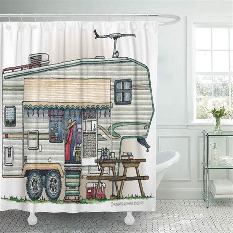 Dec 16, 2021 Buy RV Shower Curtain, Happy Camper Shower Curtain for Travel Trailers, Rustic Wood Neutral Color For Travel Trailer Camping Theme Motor RV Bathroom Stall Small Size Shower Cutain, Hooks Include 47X64 Shower Curtains - Amazon. . Rv shower curtains
